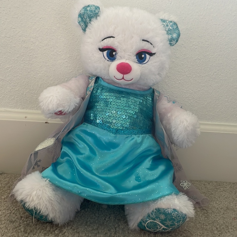 Elsa build a bear plush